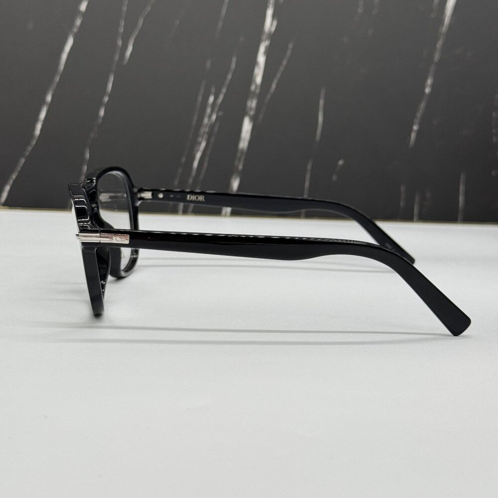 NEW DIOR DIORBLACKSUITO AI 1000 MEN BLACK EYEGLASSES DIOR - Picture 6 of 10
